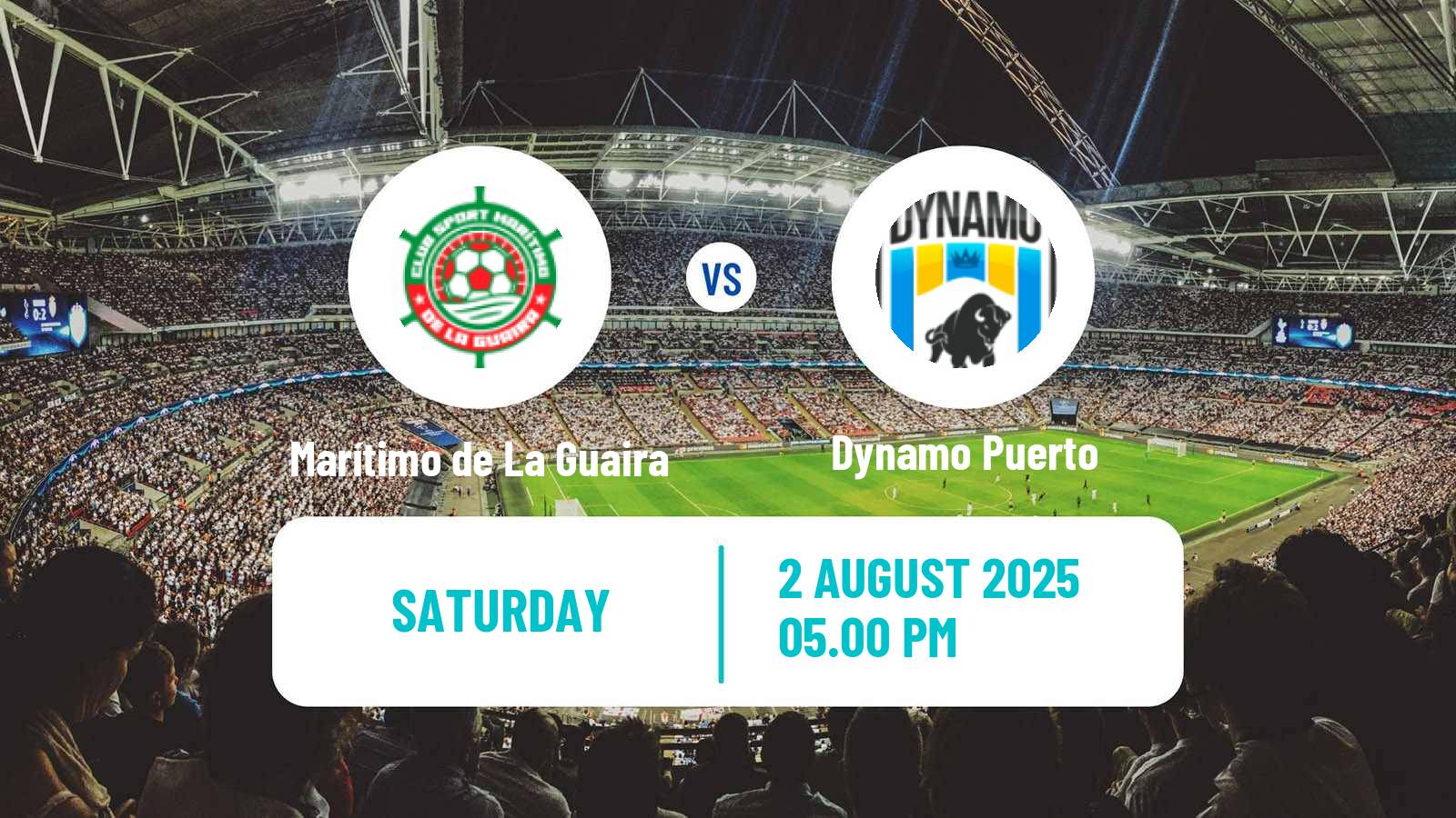 Soccer Venezuelan Segunda Division Marítimo de La Guaira - Dynamo Puerto