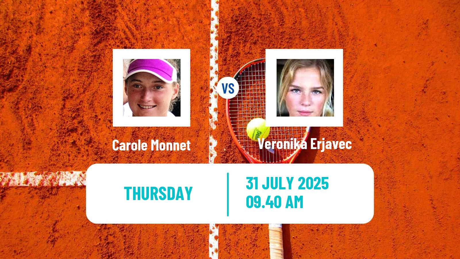 Tennis ITF W75 Cordenons Women Carole Monnet - Veronika Erjavec