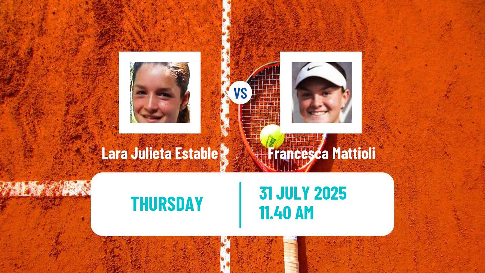 Tennis ITF W35 Pergamino Women Lara Julieta Estable - Francesca Mattioli