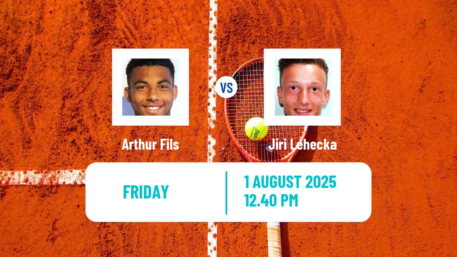 Tennis ATP Toronto Arthur Fils - Jiri Lehecka