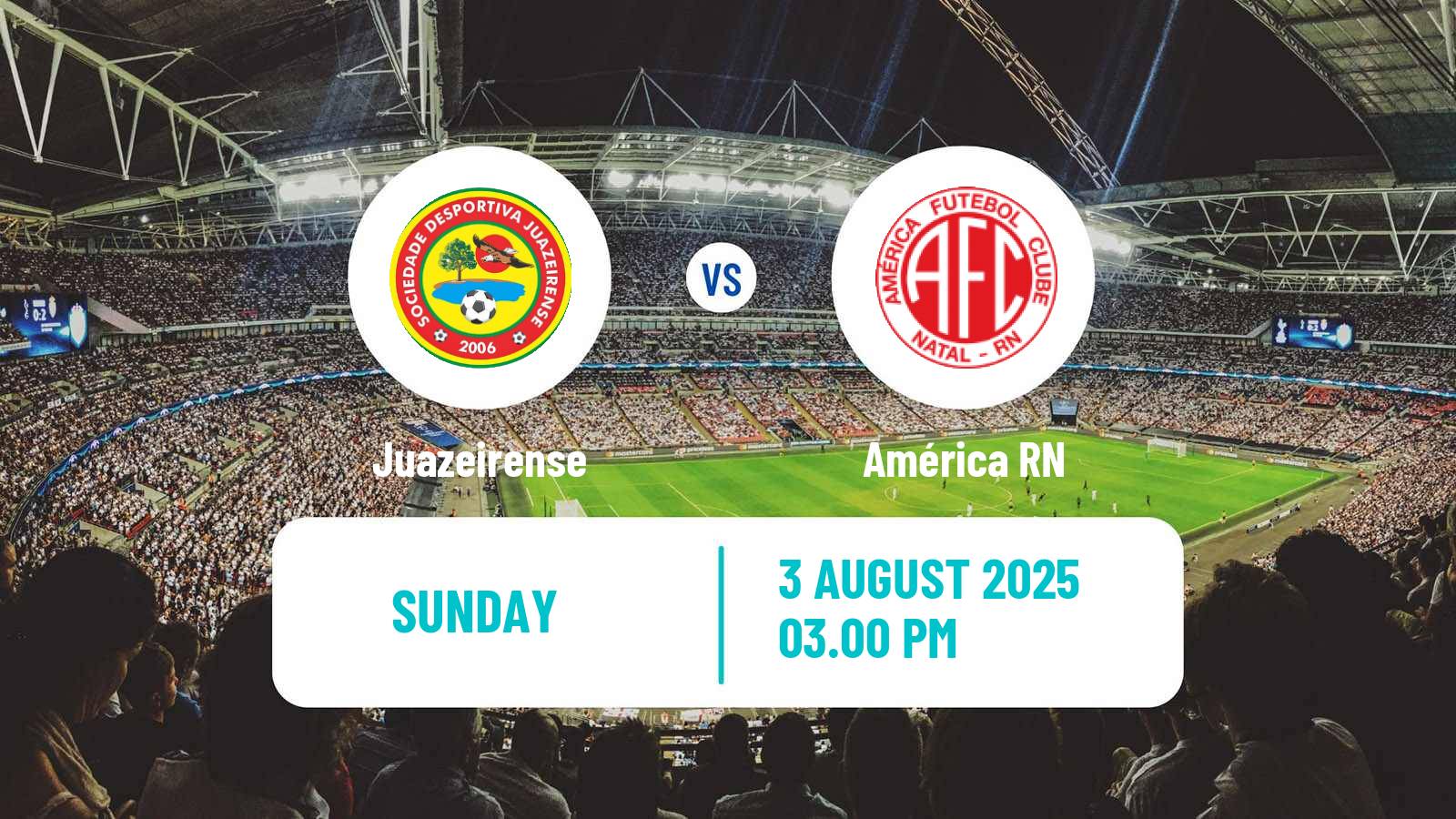 Soccer Brazilian Serie D Juazeirense - América RN