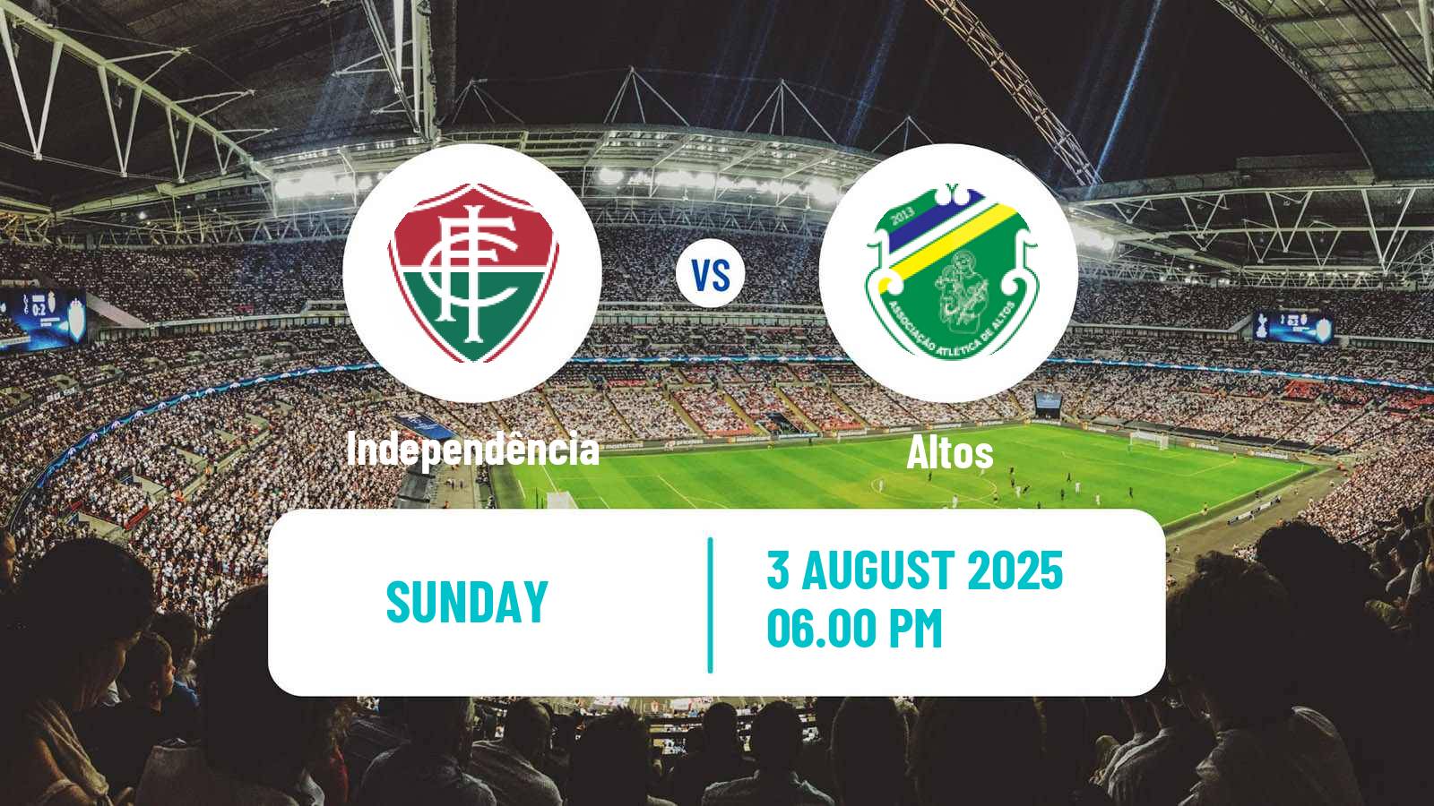 Soccer Brazilian Serie D Independência - Altos
