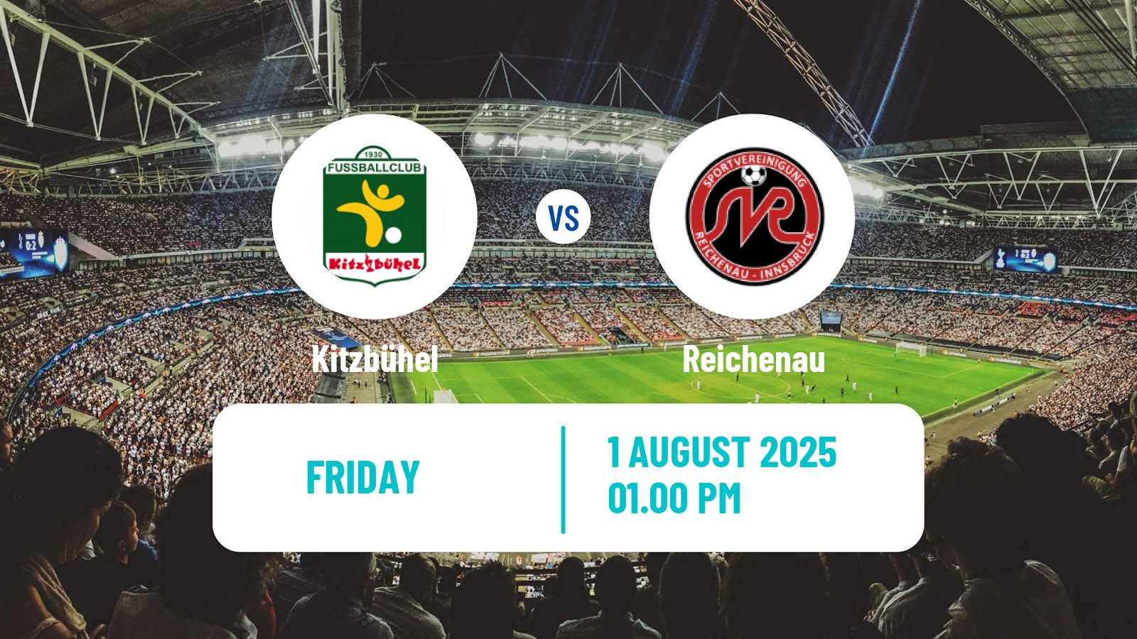 Soccer Austrian Regionalliga West Kitzbühel - Reichenau