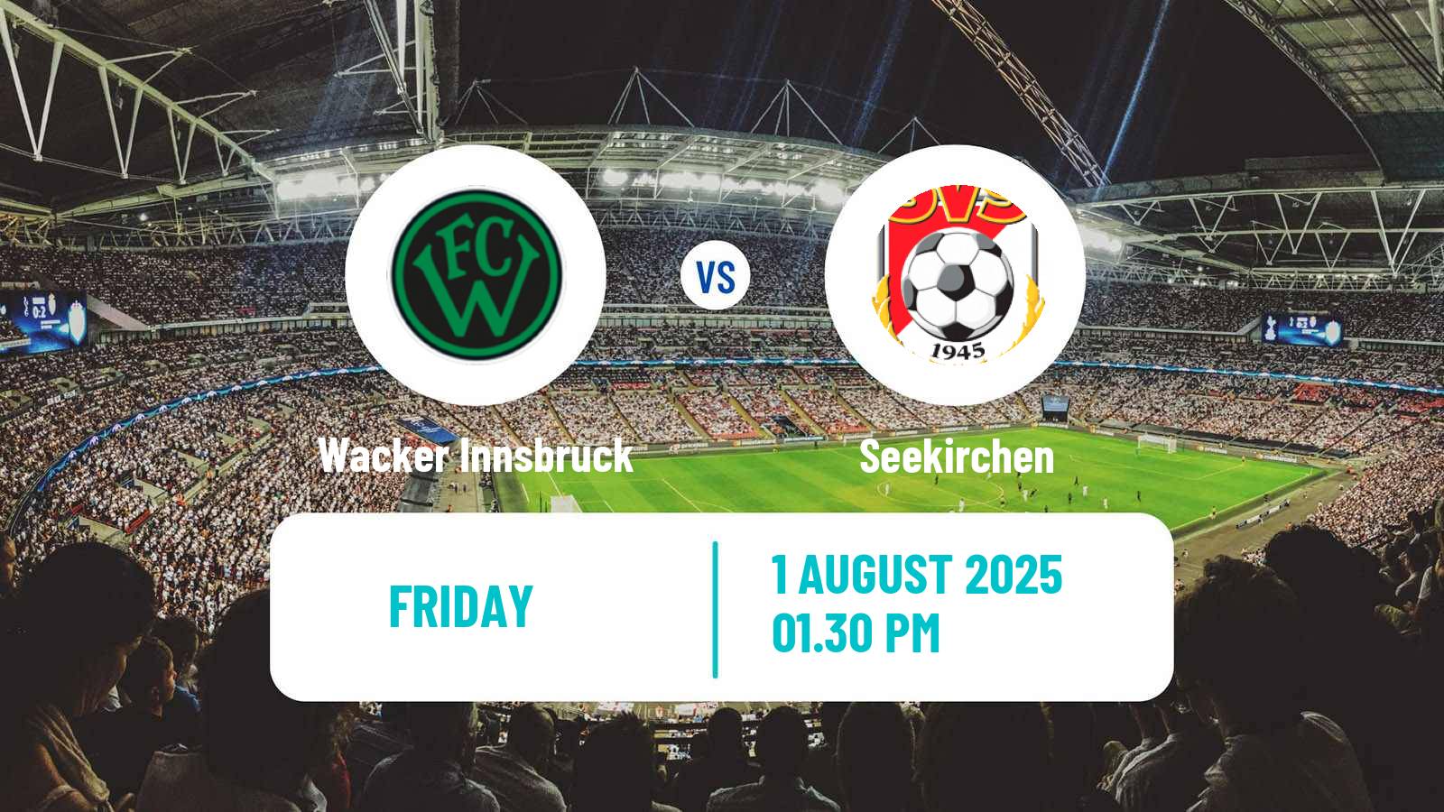Soccer Austrian Regionalliga West Wacker Innsbruck - Seekirchen