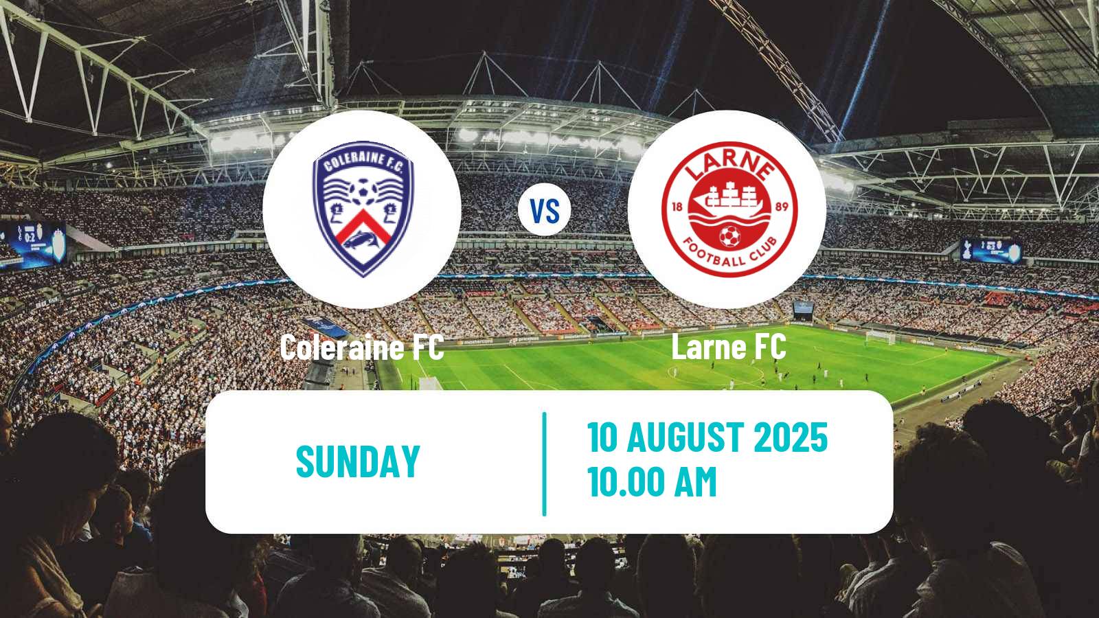 Soccer Northern Irish Premiership Coleraine - Larne