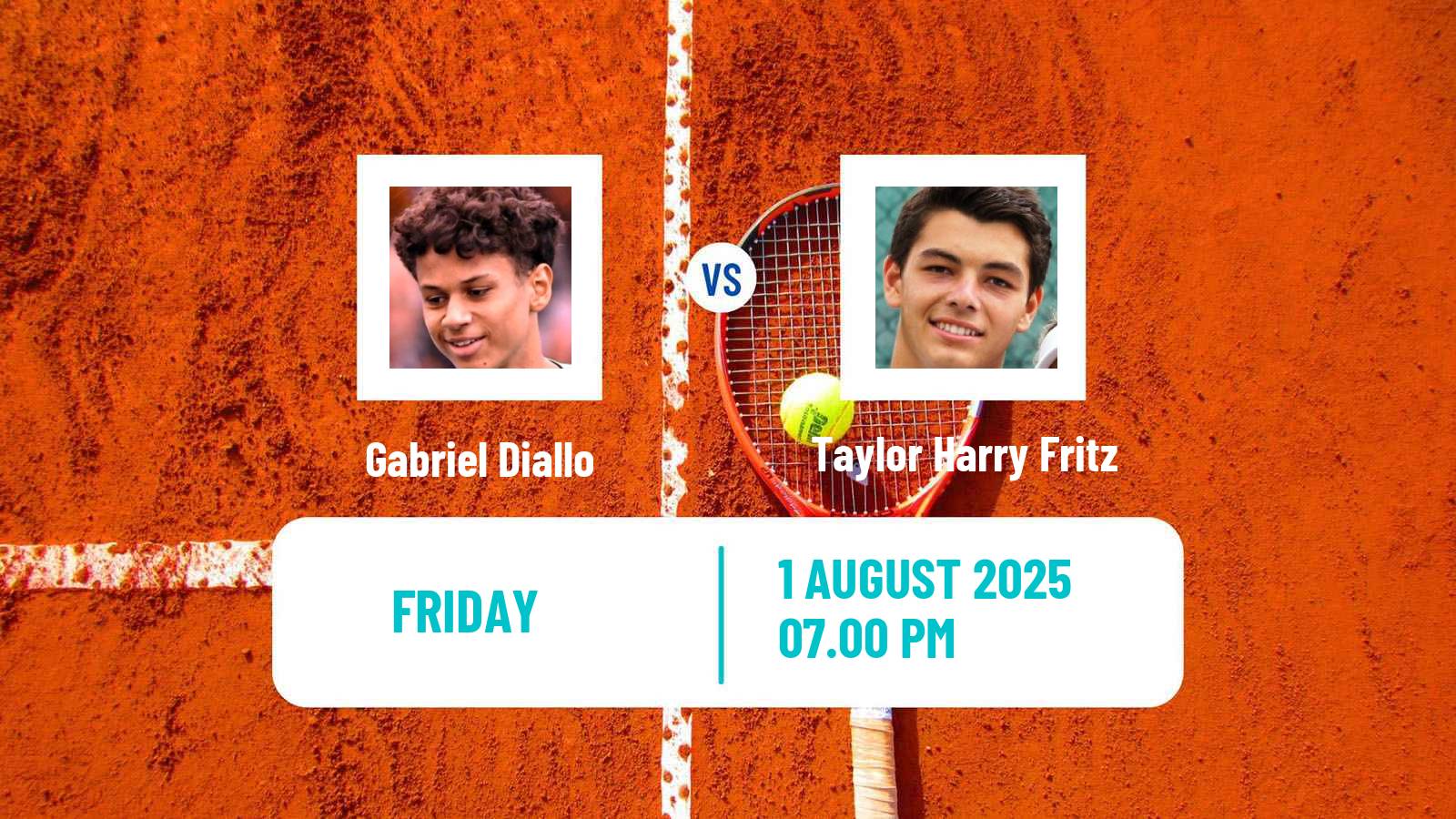 Tennis ATP Toronto Gabriel Diallo - Taylor Harry Fritz