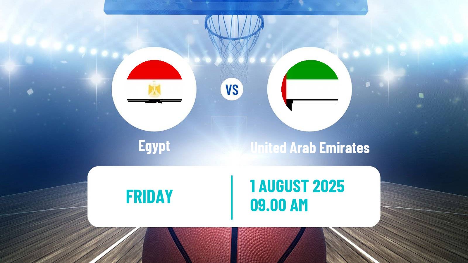 Basketball Friendly International Basketball Egypt - United Arab Emirates