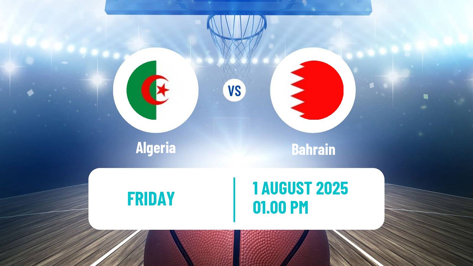 Basketball Friendly International Basketball Algeria - Bahrain
