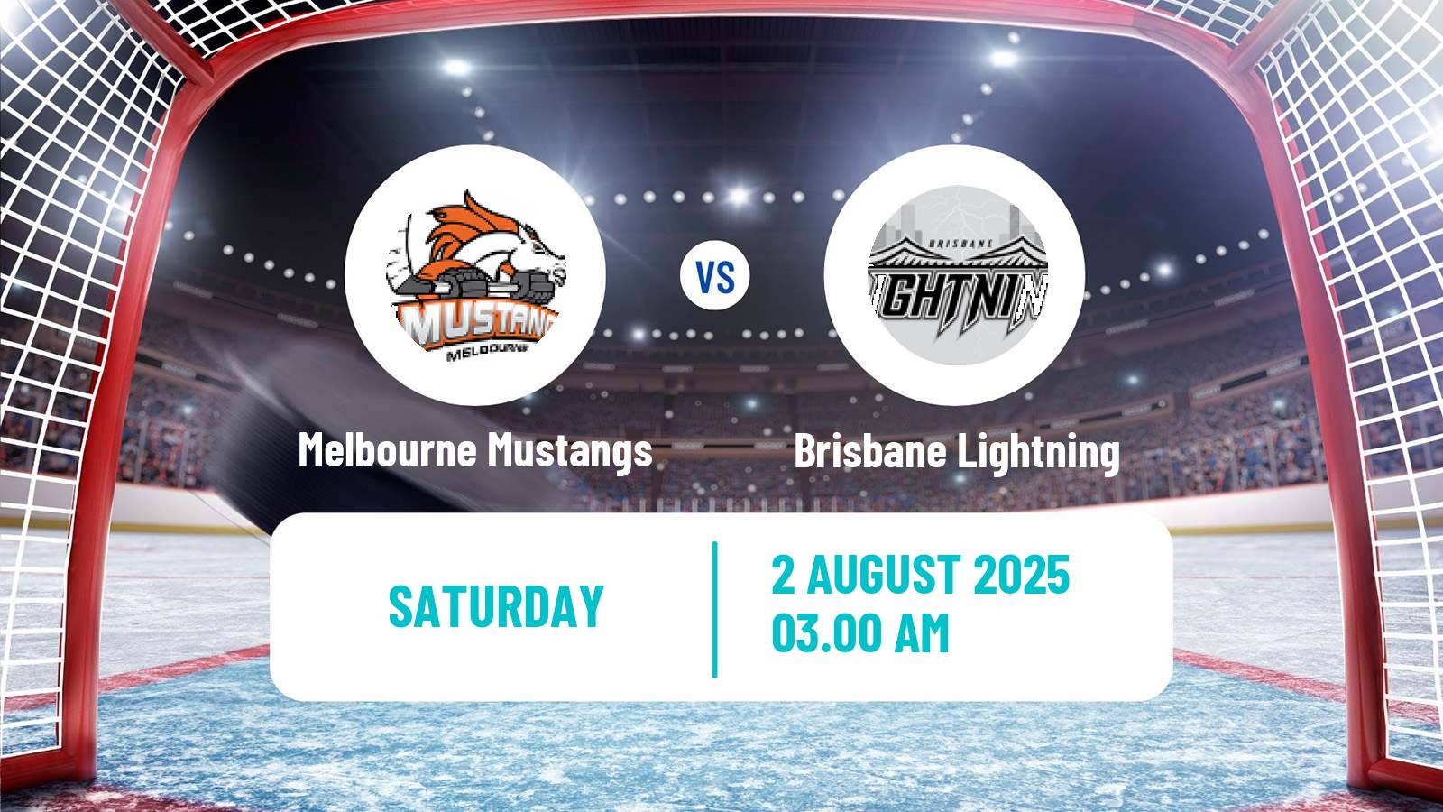 Hockey Australian Ice Hockey League Melbourne Mustangs - Brisbane Lightning