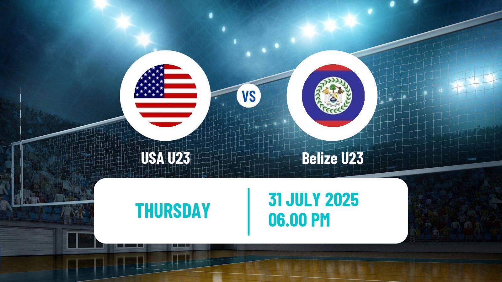 Volleyball Pan-American Cup U23 Volleyball USA U23 - Belize U23