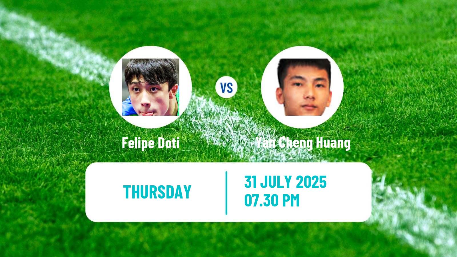 Table tennis Wtt Star Contender Foz Do Iguacu Men Felipe Doti - Yan Cheng Huang