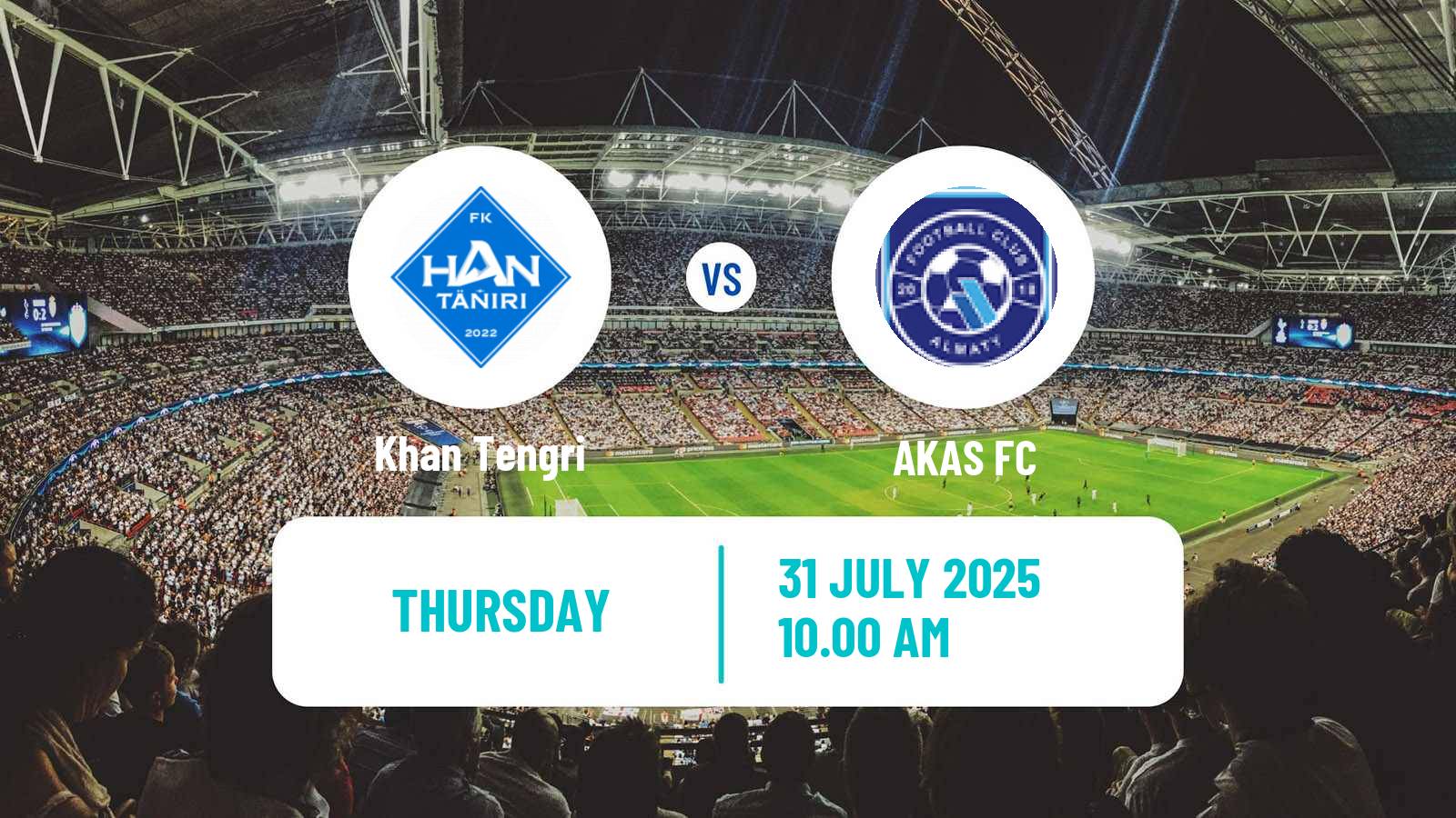 Soccer Kazakh First Division Khan Tengri - AKAS