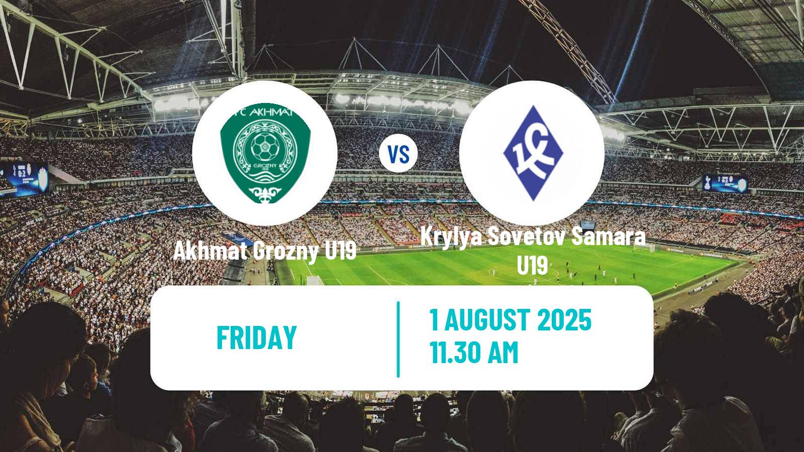 Soccer Russian Youth League Akhmat Grozny U19 - Krylya Sovetov Samara U19