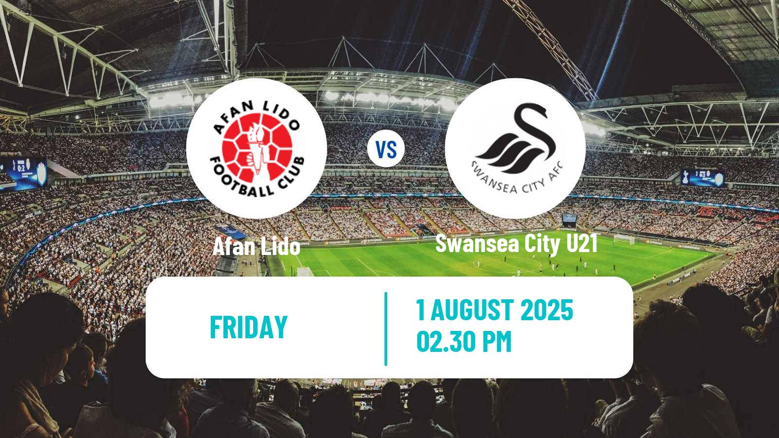 Soccer Welsh League Cup Afan Lido - Swansea City U21