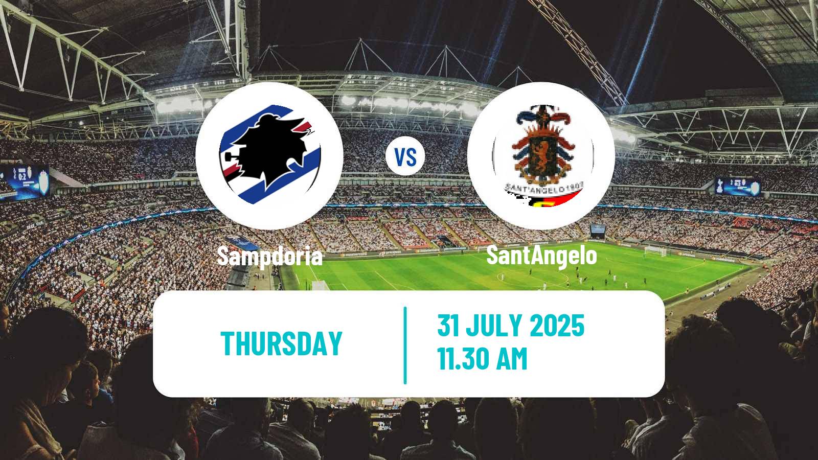 Soccer Club Friendly Sampdoria - SantAngelo