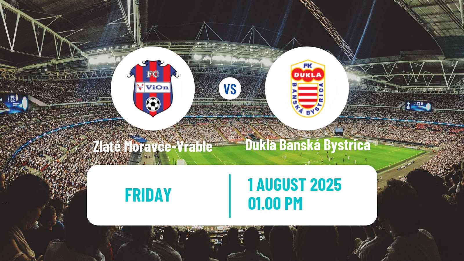 Soccer Slovak 2 Liga Zlaté Moravce-Vrable - Dukla Banská Bystrica