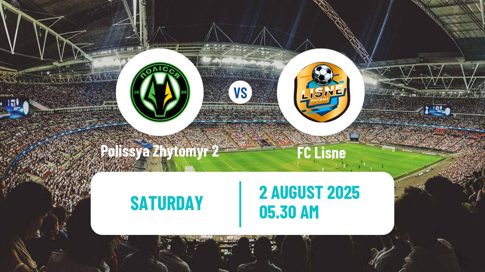 Soccer Ukrainian Druha Liga Polissya Zhytomyr 2 - Lisne