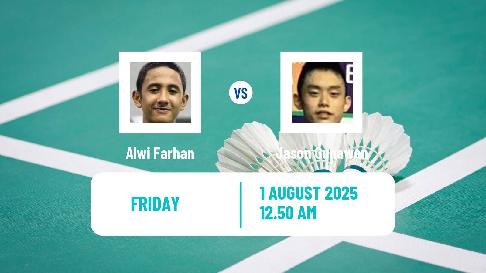 Badminton BWF World Tour Macau Open Men Alwi Farhan - Jason Gunawan