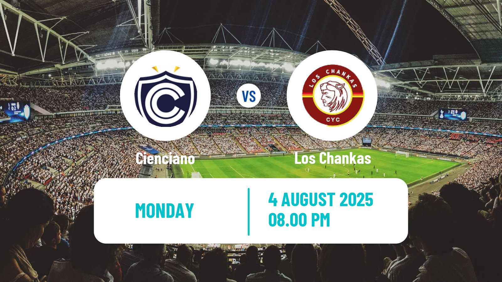 Soccer Peruvian Liga 1 Cienciano - Los Chankas