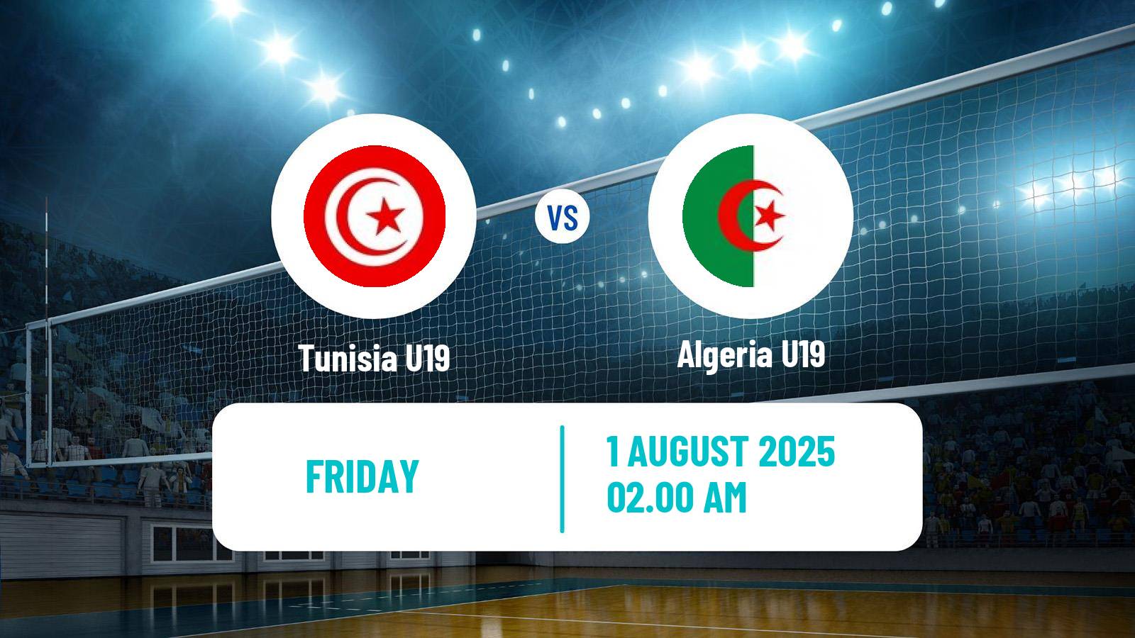 Volleyball World Championship U19 Volleyball Tunisia U19 - Algeria U19