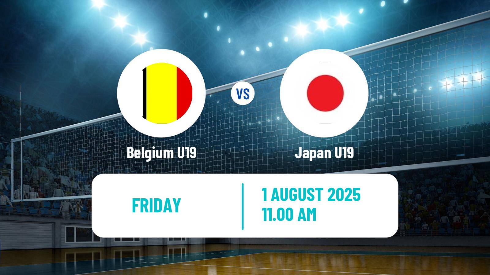 Volleyball World Championship U19 Volleyball Belgium U19 - Japan U19
