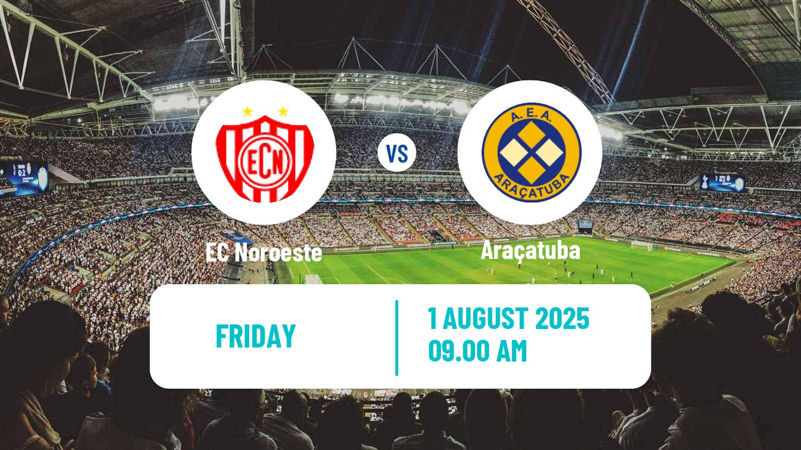Soccer Brazilian Copa Paulista EC Noroeste - Araçatuba
