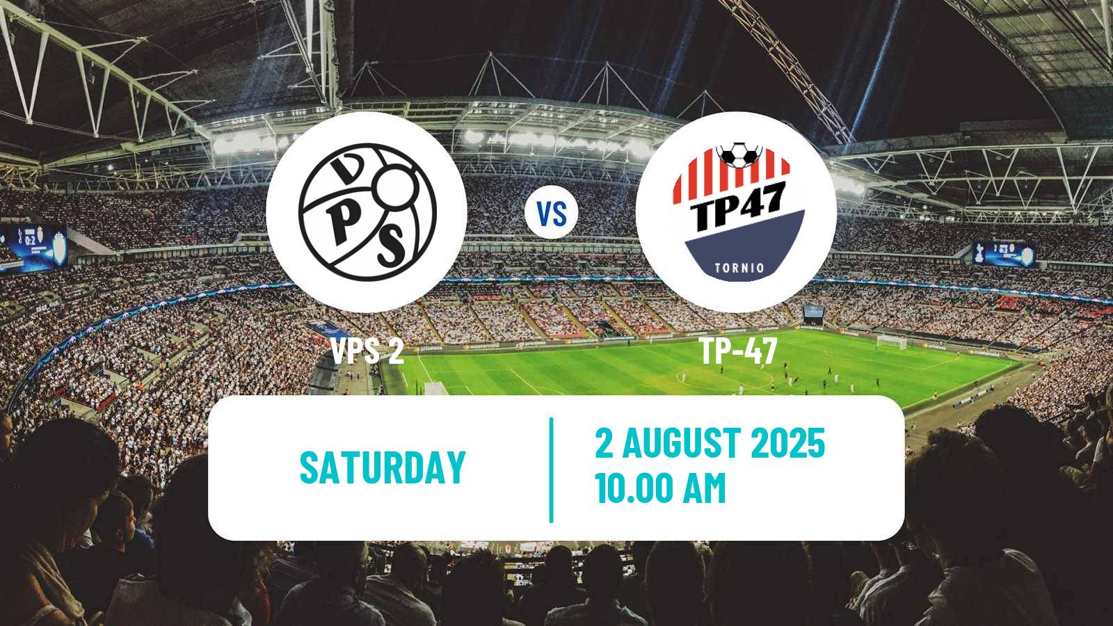 Soccer Finnish Kakkonen Group C VPS 2 - TP-47