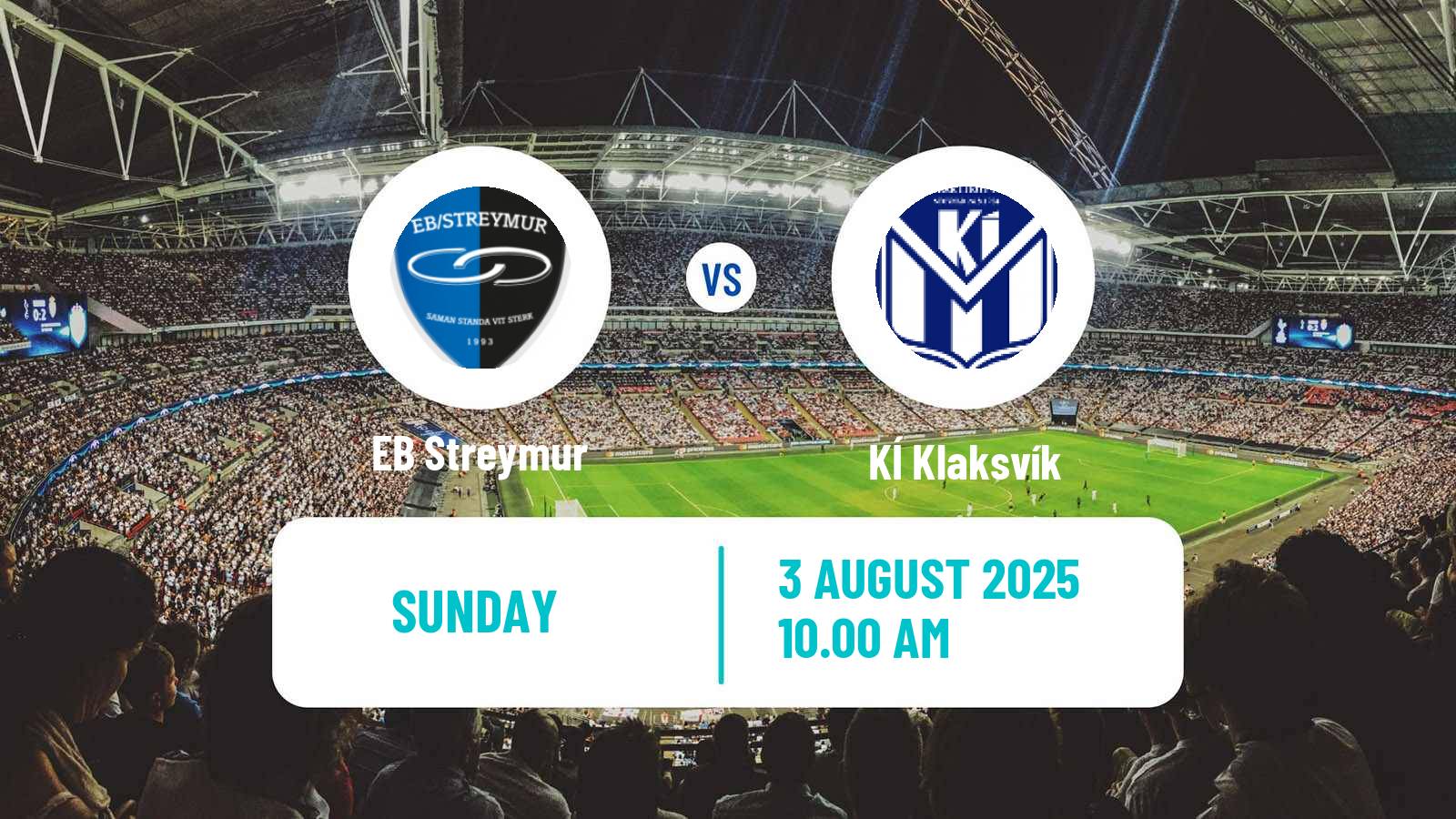Soccer Faroe Islands Premier League EB Streymur - KÍ Klaksvík