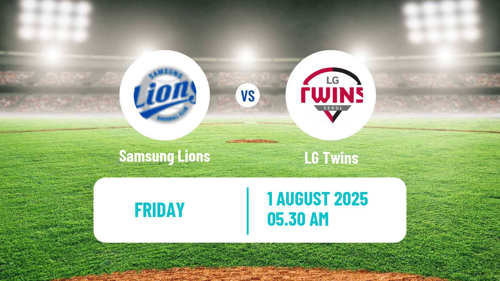 Baseball KBO Samsung Lions - LG Twins