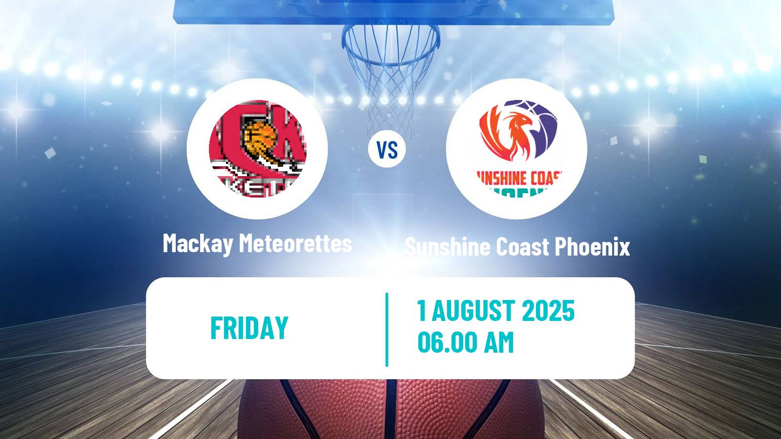 Basketball Australian NBL1 North Women Mackay Meteorettes - Sunshine Coast Phoenix