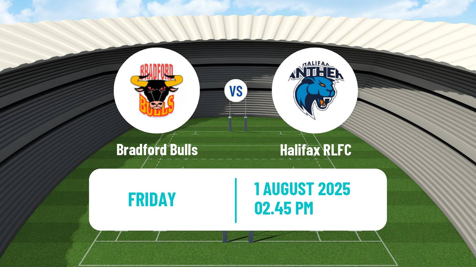Rugby league English Championship Rugby League Bradford Bulls - Halifax