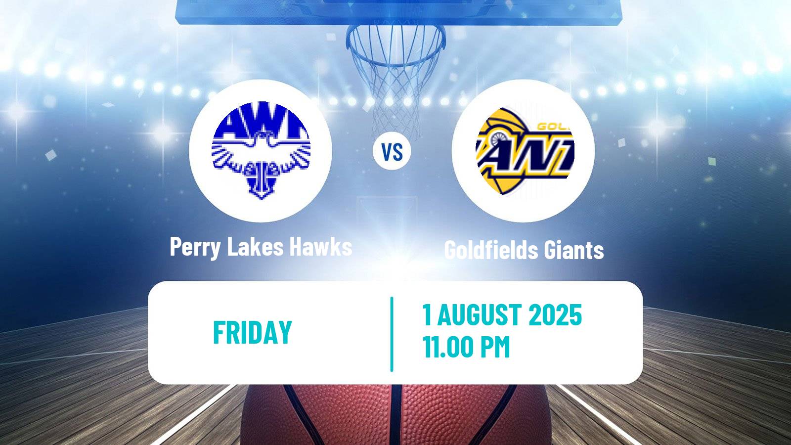 Basketball Australian NBL1 West Women Perry Lakes Hawks - Goldfields Giants