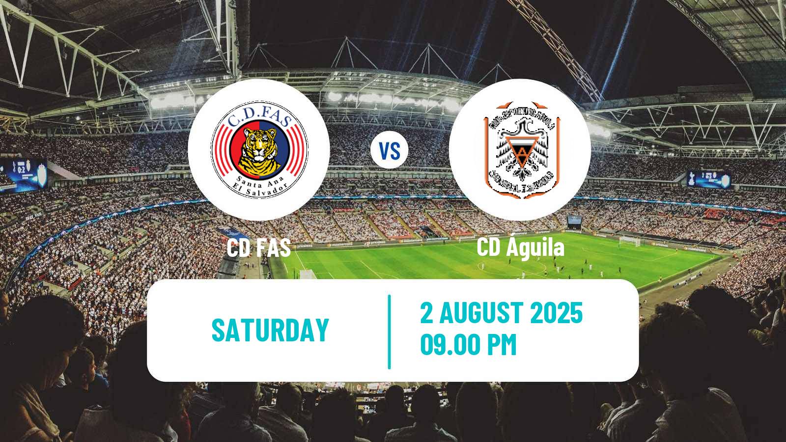 Soccer El Salvador Primera Division CD FAS - Águila