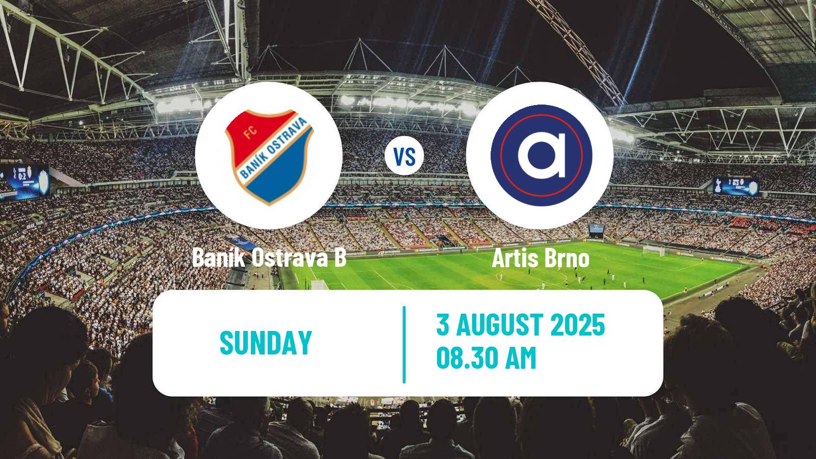 Soccer Czech Division 2 Baník Ostrava B - Artis Brno