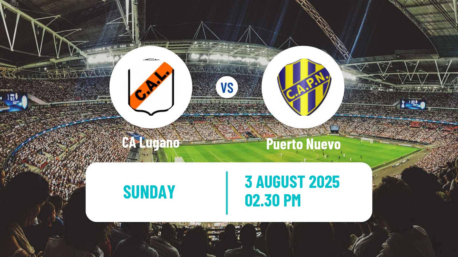 Soccer Argentinian Primera C Lugano - Puerto Nuevo