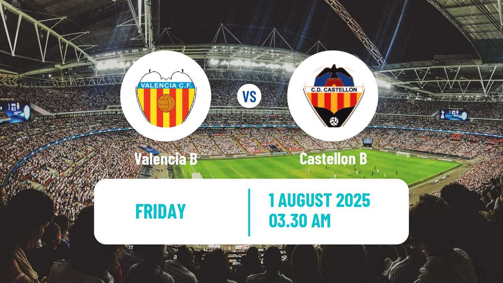 Soccer Club Friendly Valencia B - Castellon B