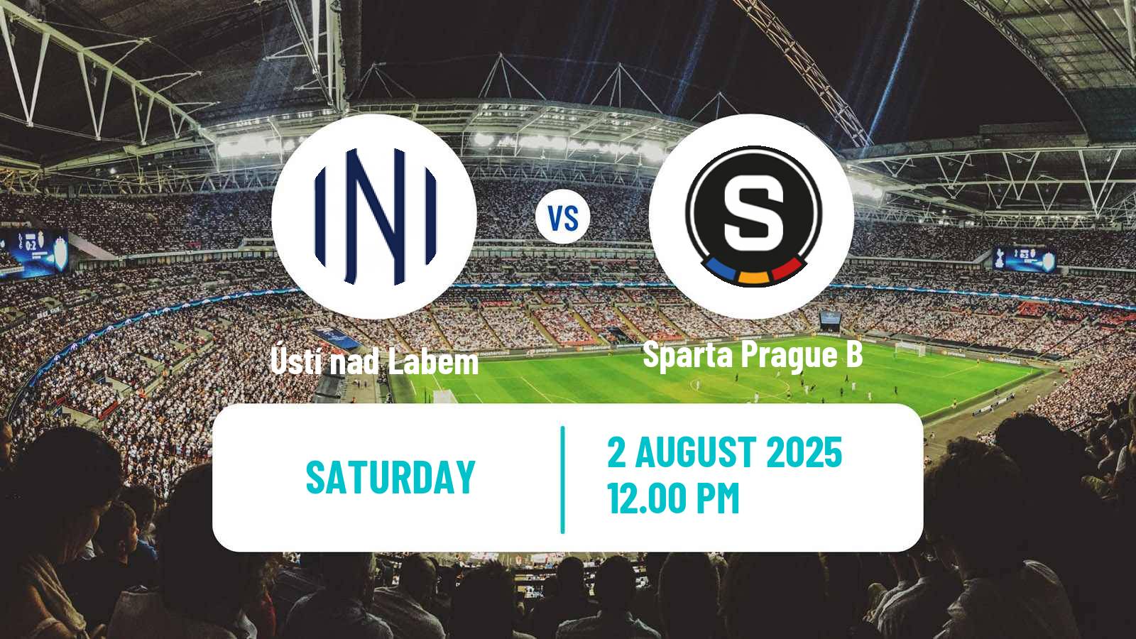 Soccer Czech Division 2 Ústí nad Labem - Sparta Prague B