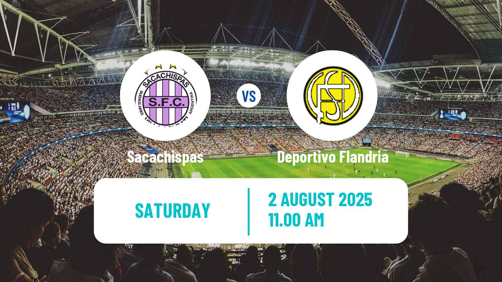 Soccer Argentinian Primera B Sacachispas - Deportivo Flandria