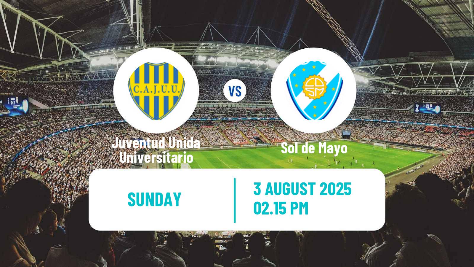 Soccer Argentinian Torneo Federal Juventud Unida Universitario - Sol de Mayo