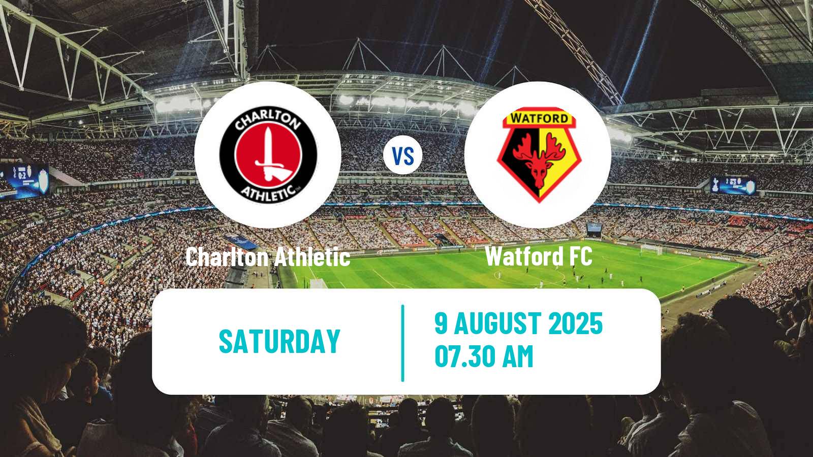 Soccer English League Championship Charlton Athletic - Watford