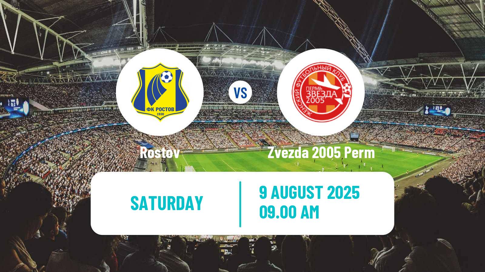 Soccer Russian Supreme Division Women Rostov - Zvezda 2005 Perm