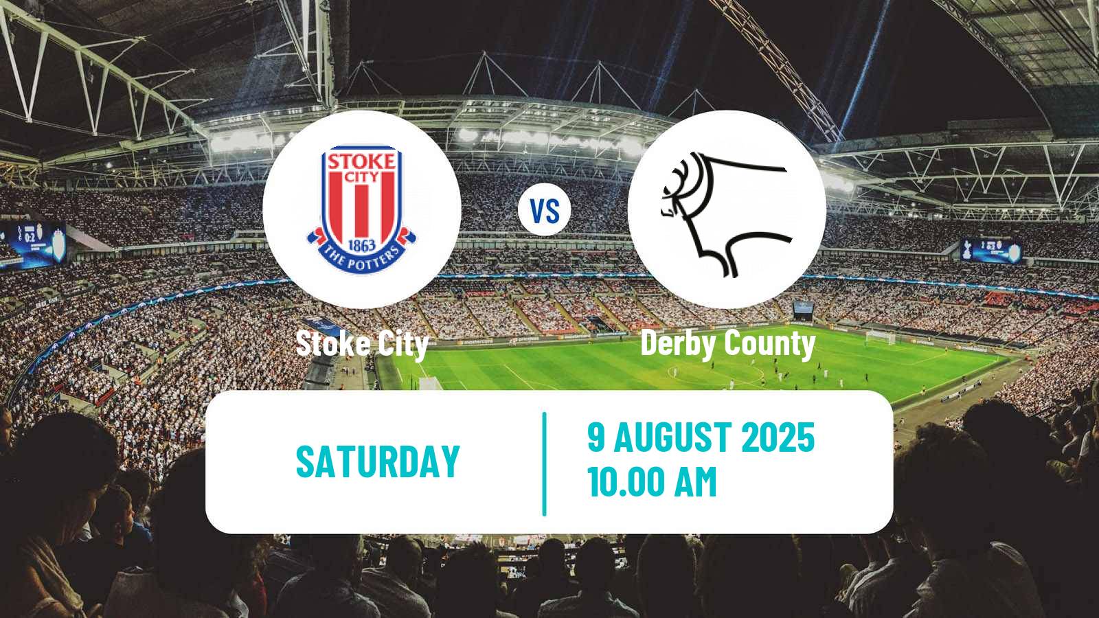 Soccer English League Championship Stoke City - Derby County