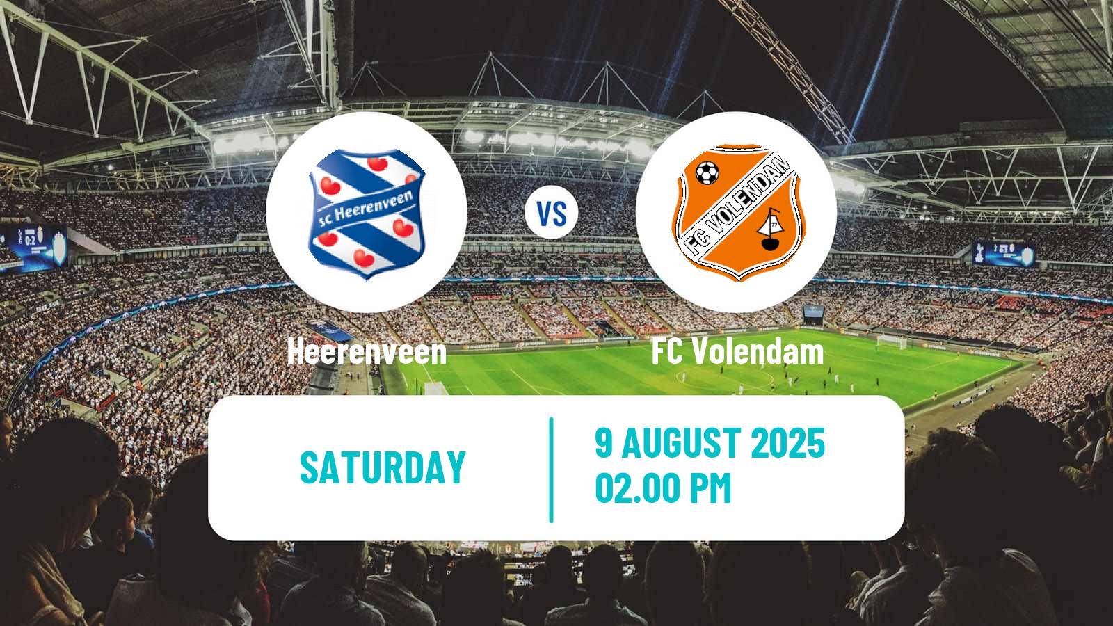Soccer Dutch Eredivisie Heerenveen - Volendam