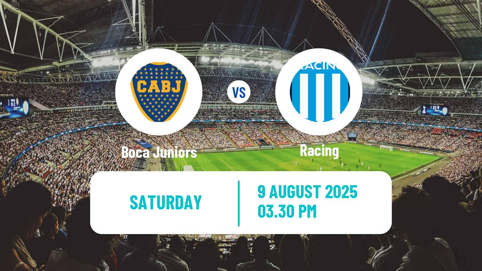 Soccer Argentinian Liga Profesional Boca Juniors - Racing
