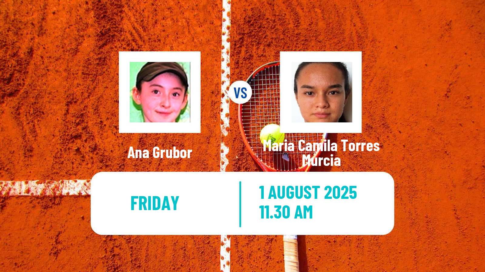 Tennis ITF W15 Huamantla 4 Women Ana Grubor - Maria Camila Torres Murcia