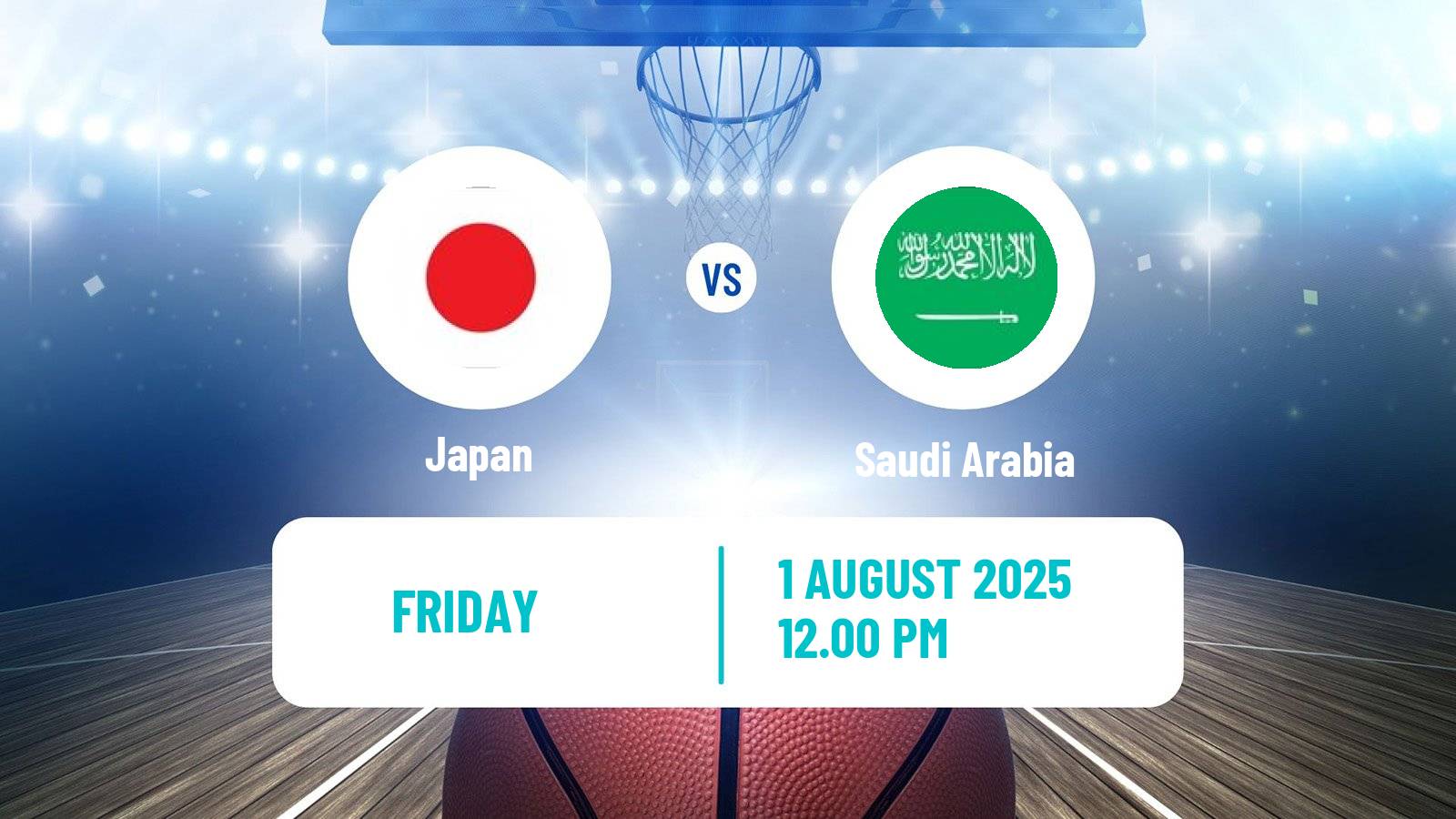 Basketball Friendly International Basketball Japan - Saudi Arabia