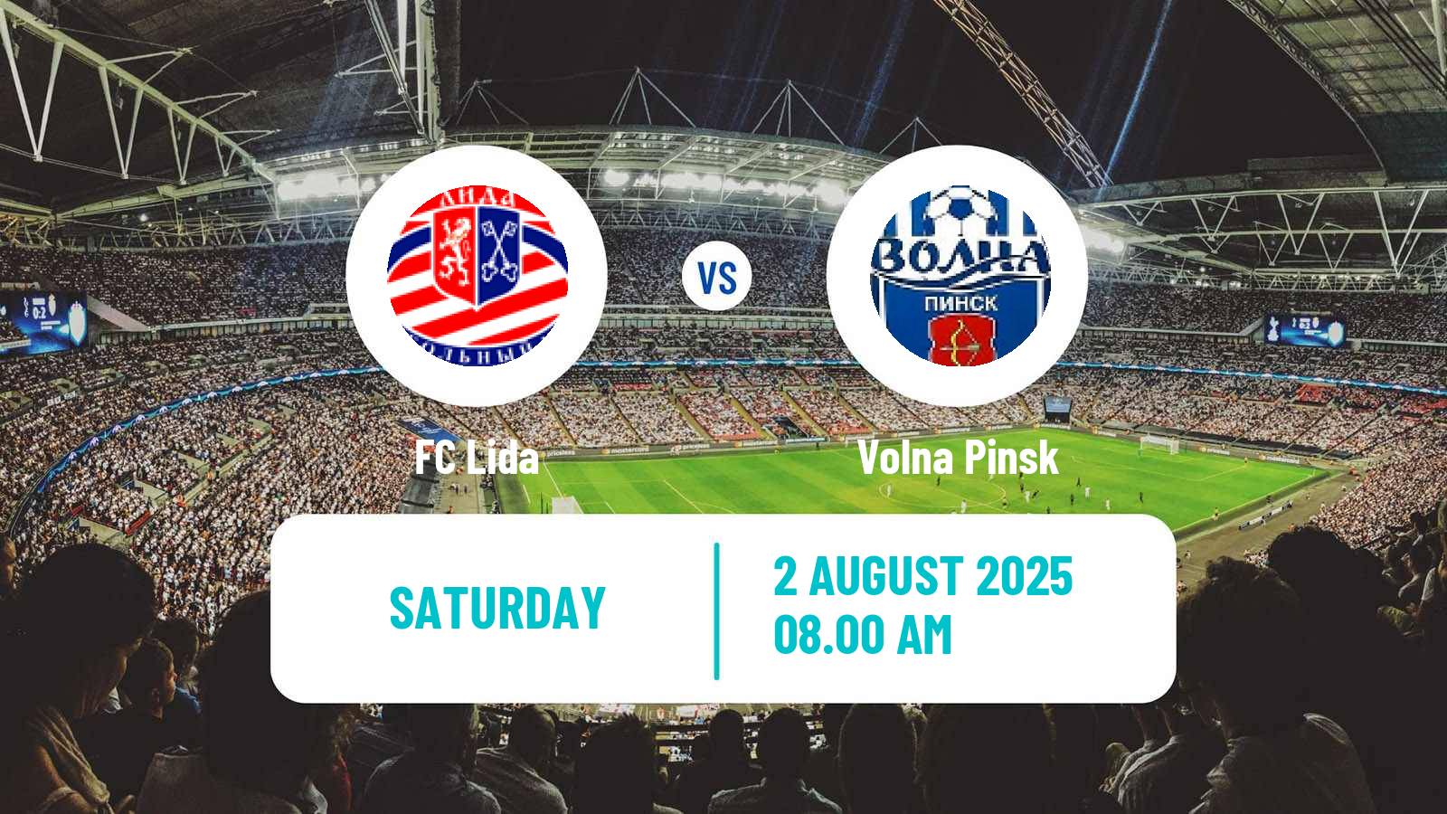 Soccer Belarusian Pershaya Liga Lida - Volna Pinsk