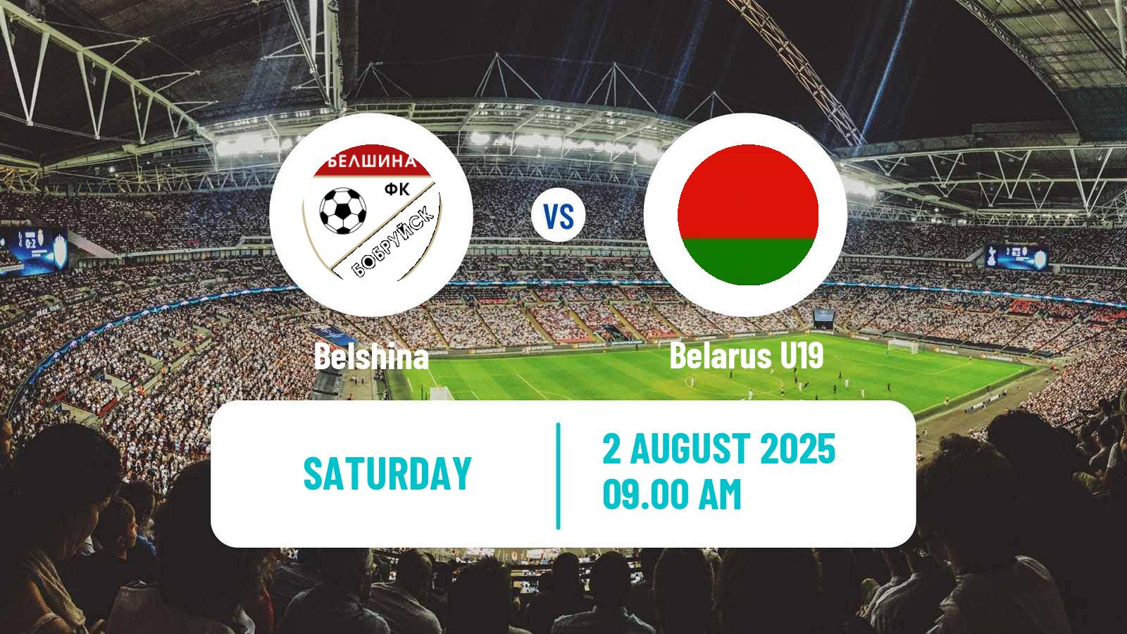 Soccer Belarusian Pershaya Liga Belshina - Belarus U19