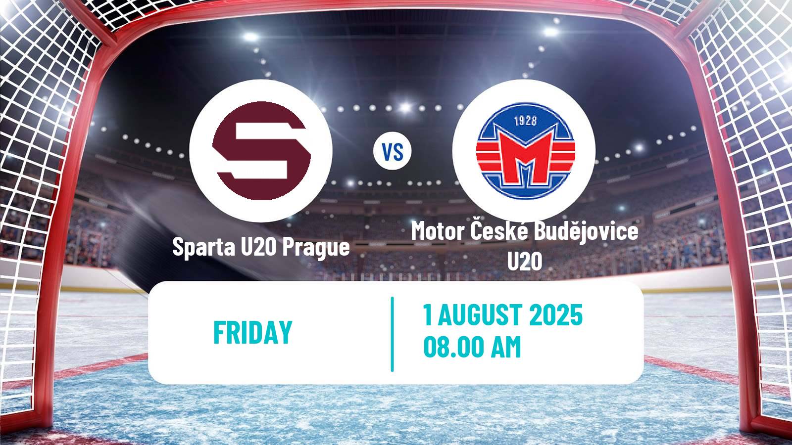 Hockey Club Friendly Ice Hockey Sparta U20 Prague - Motor České Budějovice U20
