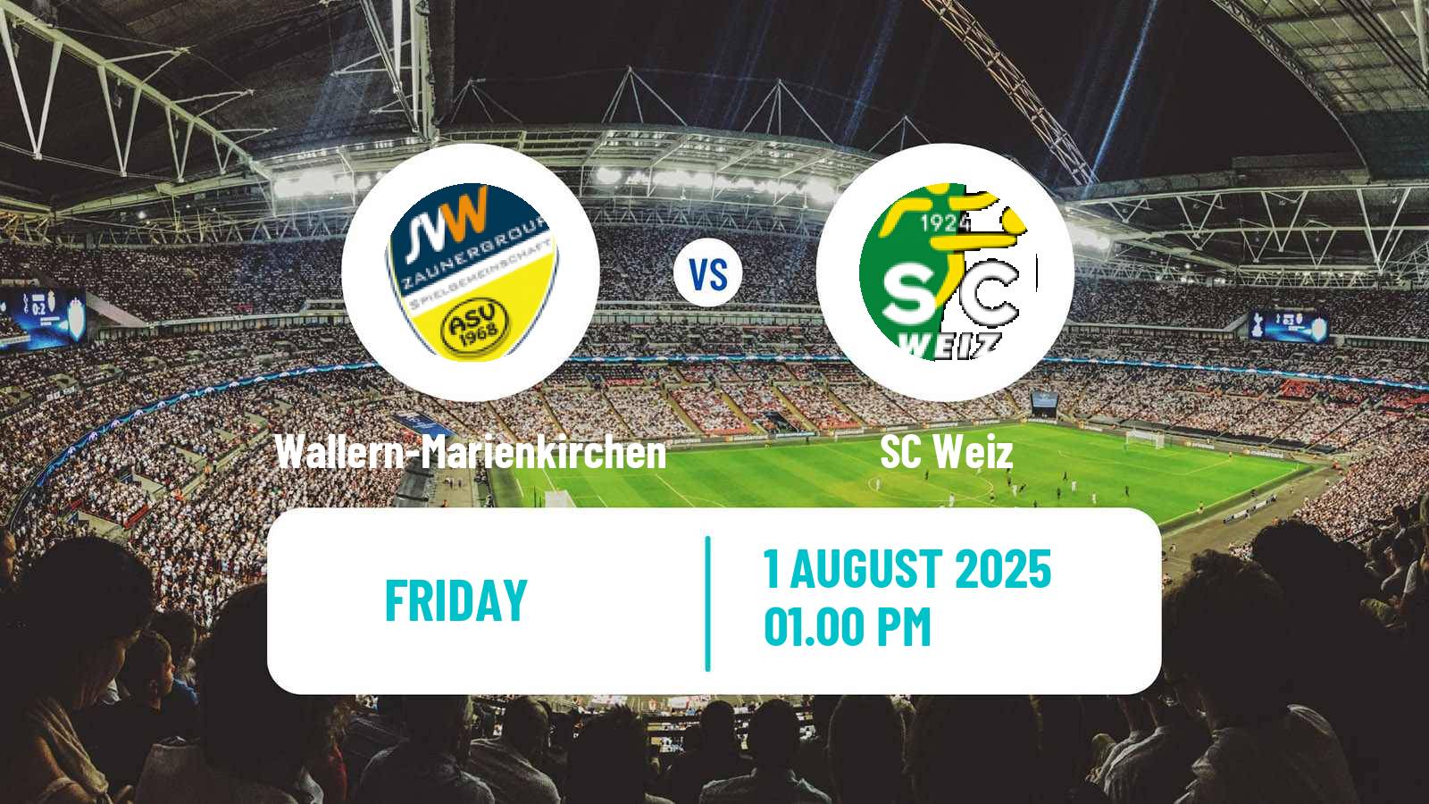 Soccer Austrian Regionalliga Central Wallern-Marienkirchen - SC Weiz